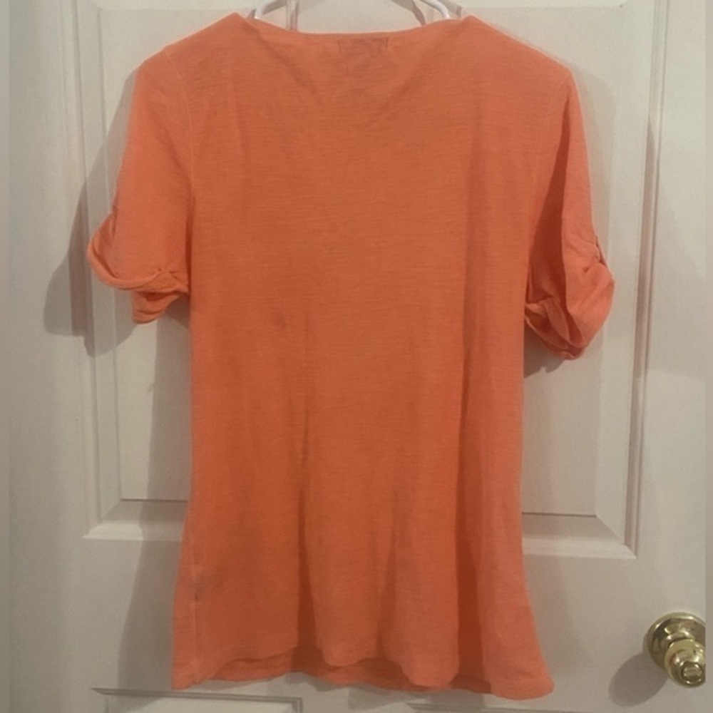 Ralph Lauren‎ Jeans Co Women’s Size 12 Coral Top - Picture 2 of 7